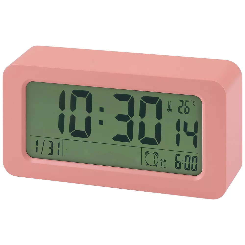 Vibrating Digital Alarm Clock with Large Display and Triple Alarms
