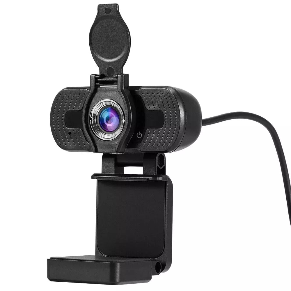 1080P HD Webcam with Privacy Cover and Noise‑Reduction Microphone